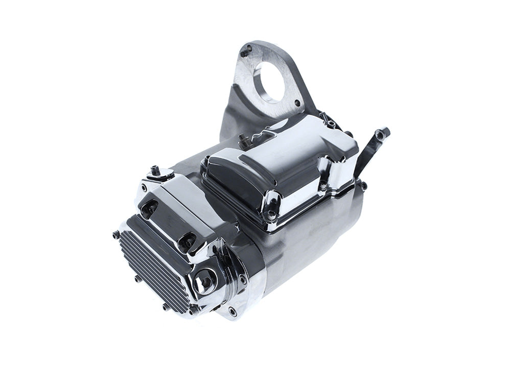 V-Factor VF-70377 6 Speed Overdrive Transmission Raw Aluminium Finish for Harley-Davidson Softail 90-99