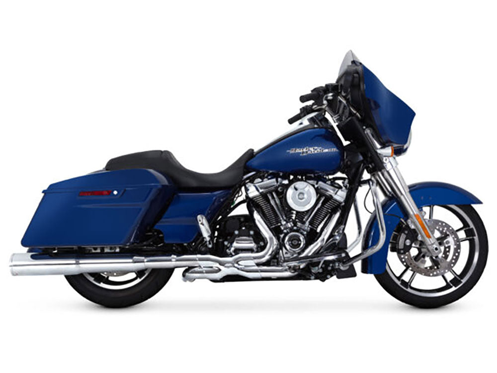 Vance & Hines VH-16371 Power Duals Right Side Tuck & Under Headers Chrome for Touring 17-Up