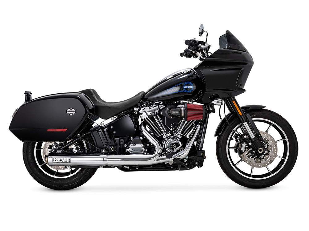 Vance & Hines VH-16746 4" Supersport Slip-On Muffler Chrome for Harley-Davidson Softail Street Bob/Low Rider S/Low Rider ST/Heritage 25-Up