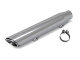 Vance & Hines VH-16750 4" Twin Slash Slip-On Muffler Chrome for Harley-Davidson Softail Street Bob/Low Rider S/Low Rider ST/Heritage 25-Up