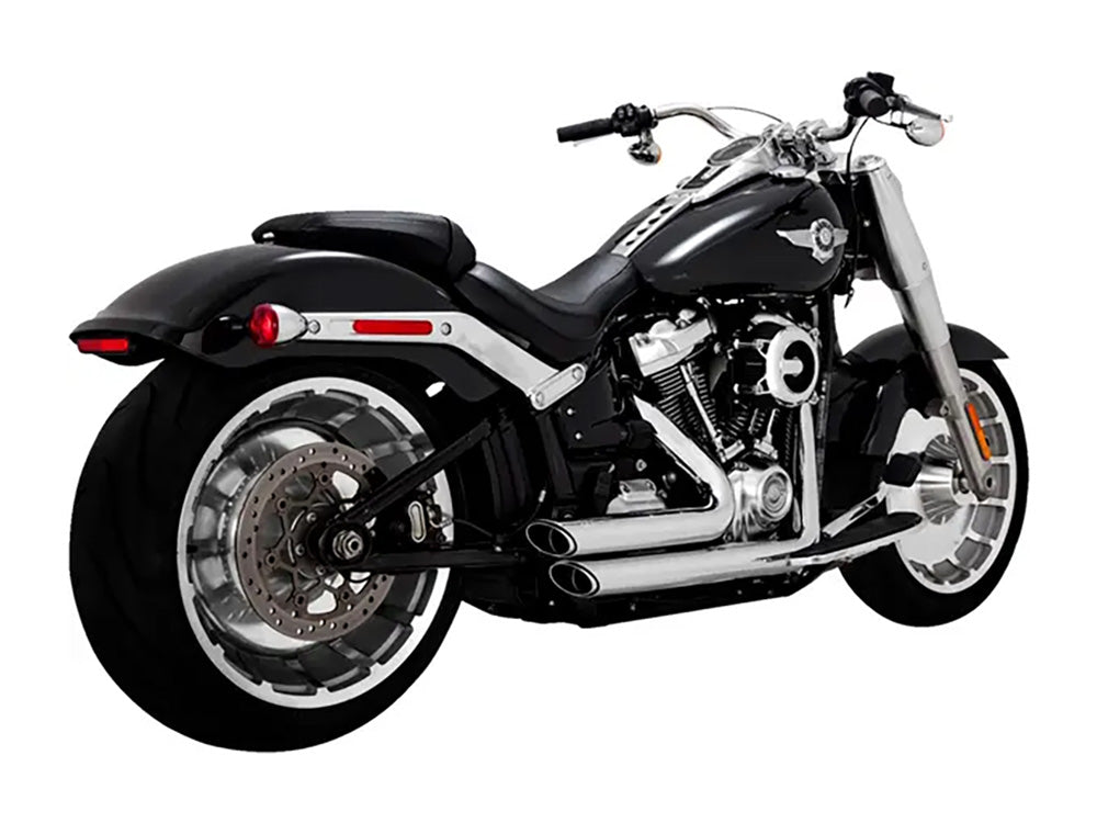 Vance & Hines VH-17335 Shortshots Staggered Exhaust Chrome for Breakout/Fat Boy 18-Up