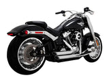 Vance & Hines VH-17335 Shortshots Staggered Exhaust Chrome for Breakout/Fat Boy 18-Up