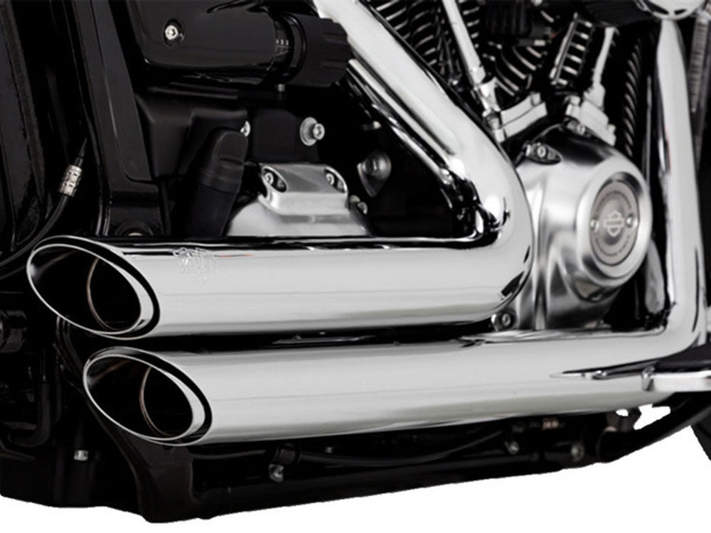 Vance & Hines VH-17335 Shortshots Staggered Exhaust Chrome for Breakout/Fat Boy 18-Up