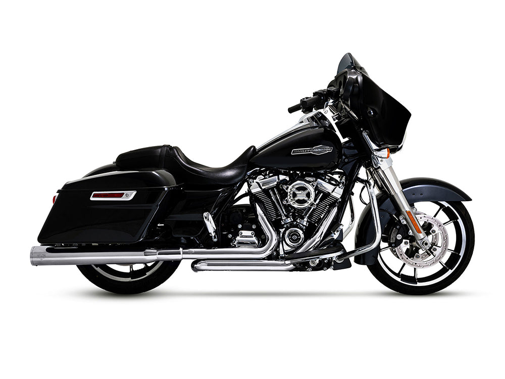 Vance & Hines VH-17351 Dresser Duals Right Side Tuck & Under Headers Chrome for Touring 17-Up