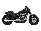 Vance & Hines VH-17387 Pro Pipe 2-1 Exhaust Chrome for Softail 18-Up Non-240 Tyre Models