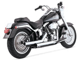 Vance & Hines VH-17817 Straightshots Exhaust Chrome for Softail 86-17 Non-240 Tyre Models