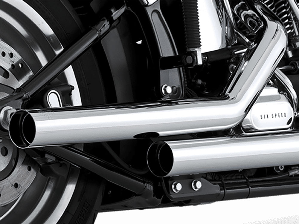 Vance & Hines VH-17817 Straightshots Exhaust Chrome for Softail 86-17 Non-240 Tyre Models