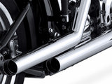 Vance & Hines VH-17817 Straightshots Exhaust Chrome for Softail 86-17 Non-240 Tyre Models