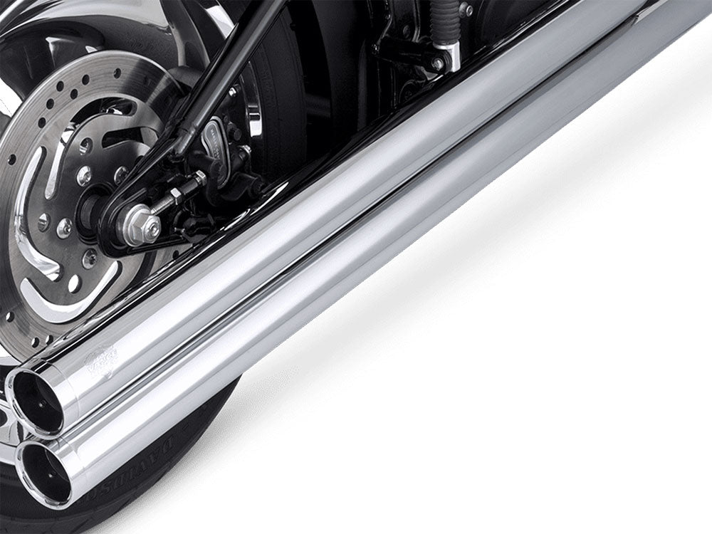 Vance & Hines VH-17923 Big Shots Long Exhaust Chrome for Softail 86-17 Non-240 Tyre Models