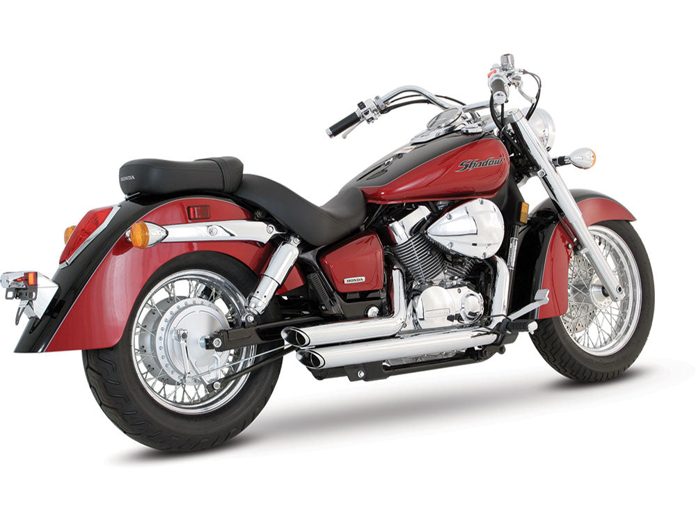 Vance & Hines VH-18319 Shortshots Staggered Exhaust Chrome for Honda Shadow 750cc 10-Up