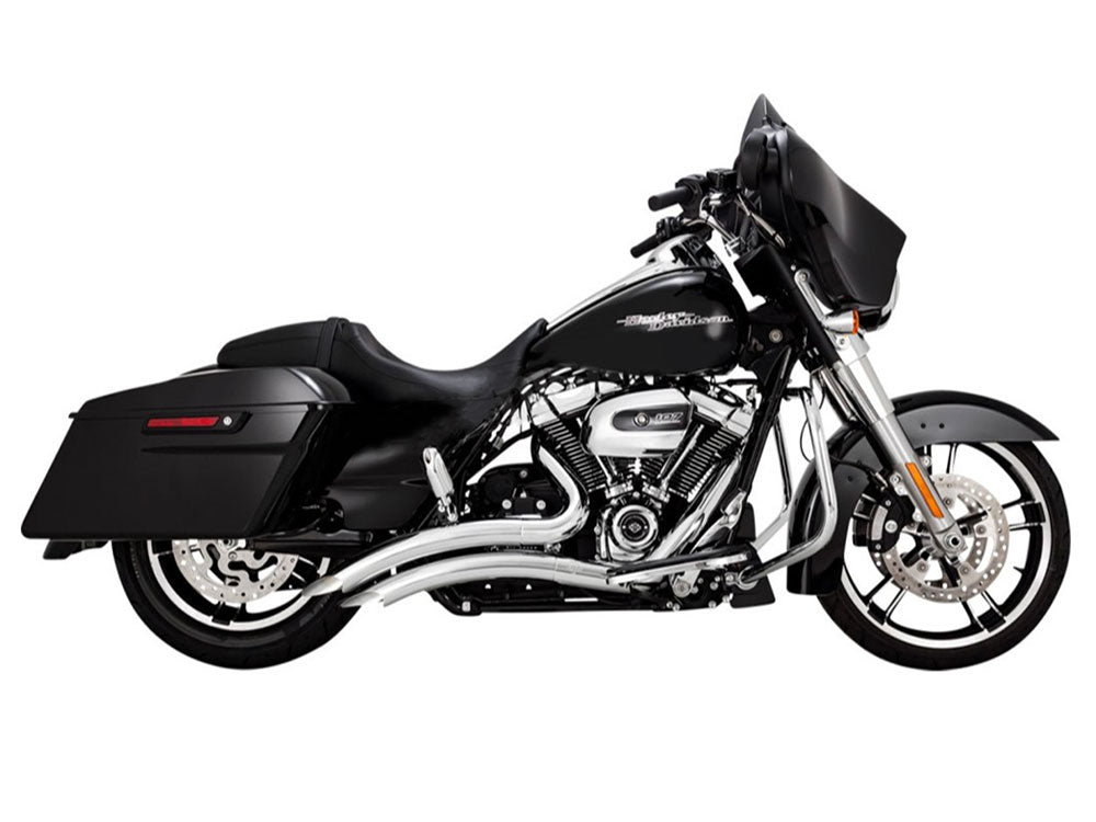 Vance & Hines VH-26373 Big Radius Exhaust Chrome for Touring 17-Up