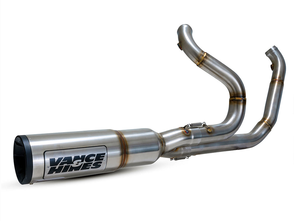 Vance & Hines VH-27321 Hi-Output RR Exhaust Stainless Steel for Touring 17-Up