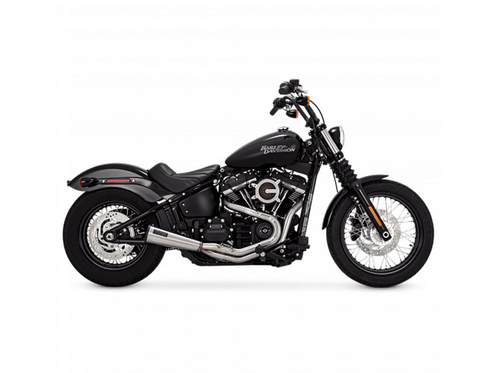 Vance & Hines VH-27323 Upsweep 2-1 Exhaust Stainless Steel for Softail 18-Up Non-240 Tyre Models