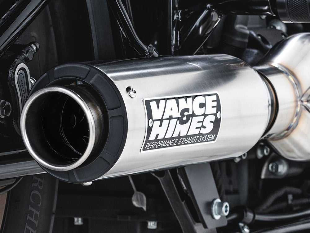 Vance & Hines VH-27337 Supersport 2-1 Exhaust Stainless Steel for Softail 18-Up Non-240 Tyre Models