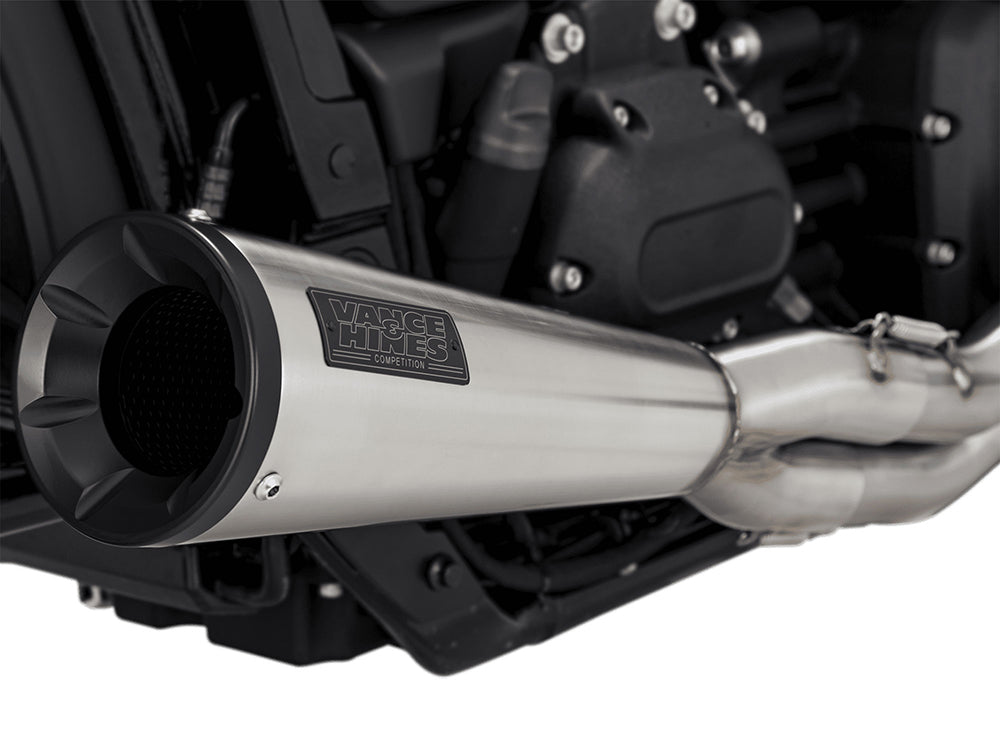 Vance & Hines VH-27635 Upsweep 2-1 Exhaust Stainless for Dyna 91-17