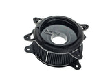 Vance & Hines VH-41075 VO2 Insight Air Cleaner Kit Wrinkle Black for Twin Cam 08-17 w/Throttle-by-Wire