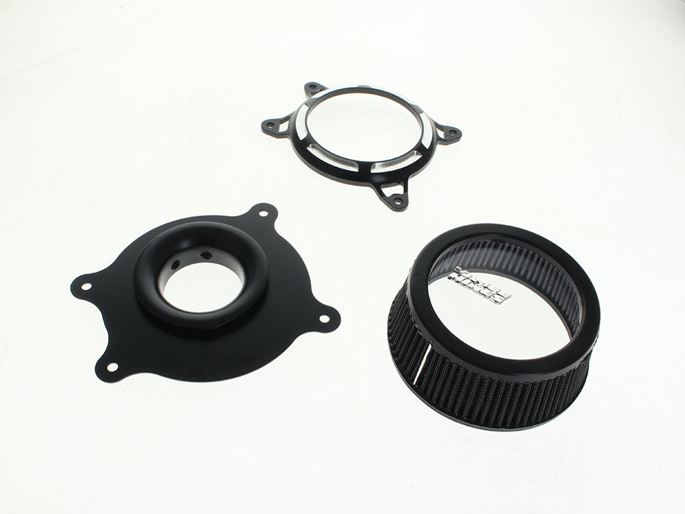 Vance & Hines VH-41097 VO2 Insight Air Cleaner Kit Black Contrast for Milwaukee-Eight 17-Up