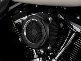 Vance & Hines VH-41118 VO2 Onyx Air Cleaner Kit Wrinkle Black for Harley-Davidson Touring 17-24/Softail 18-24