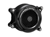 Vance & Hines VH-41120 VO2 Onyx Air Cleaner Kit Wrinkle Black for Harley-Davidson CVO Touring 23-Up/Street Glide/Road Glide 24-Up/Touring/Softail 25-Up