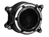 Vance & Hines VH-41121 VO2 Onyx Air Cleaner Kit Black Contrast Cut for Harley-Davidson CVO Touring 23-Up/Street Glide/Road Glide 24-Up/Touring/Softail 25-Up