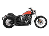 Vance & Hines VH-46079 Big Radius Exhaust Black for Softail 86-17 Non-240 Tyre Models