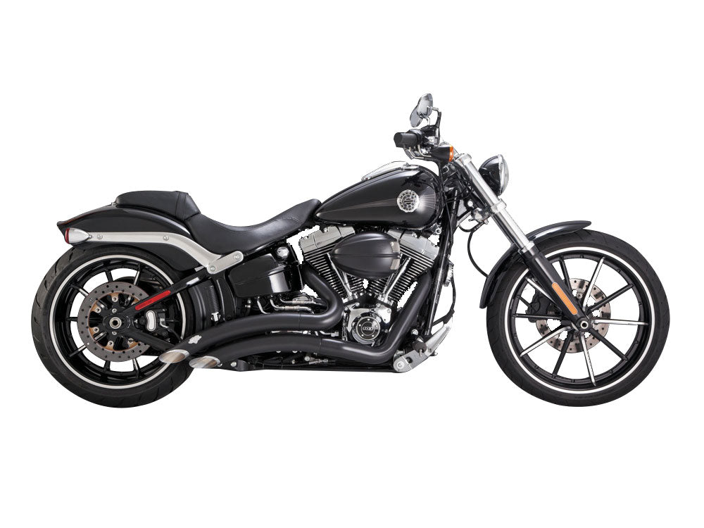 Vance & Hines VH-46365 Big Radius Exhaust Black for Softail Breakout 13-17