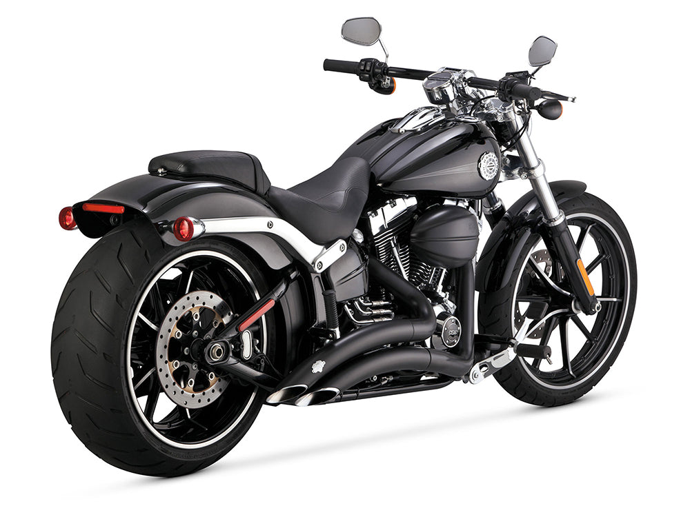 Vance & Hines VH-46365 Big Radius Exhaust Black for Softail Breakout 13-17