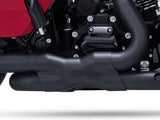 Vance & Hines VH-46371 Power Duals Right Side Tuck & Under Headers Black for Touring 17-Up