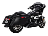 Vance & Hines VH-46373 Big Radius Exhaust Black for Touring 17-Up