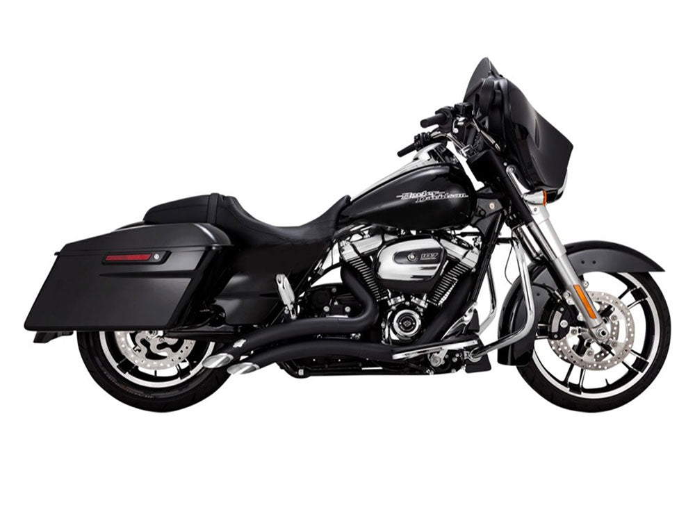 Vance & Hines VH-46373 Big Radius Exhaust Black for Touring 17-Up