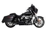 Vance & Hines VH-46373 Big Radius Exhaust Black for Touring 17-Up