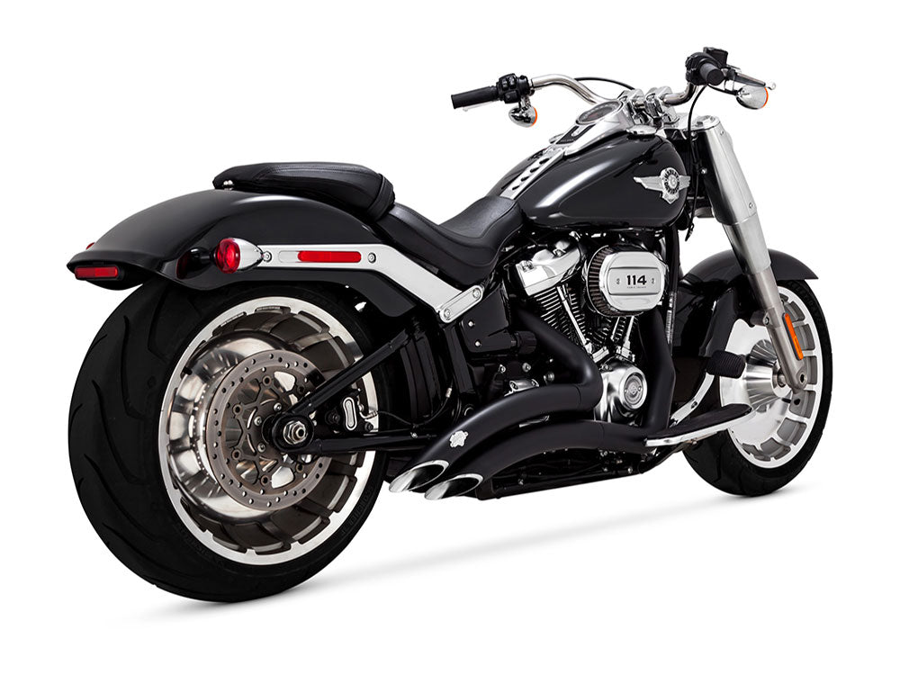 Vance & Hines VH-46375 Big Radius Exhaust Black for Breakout/Fat Boy 18-Up