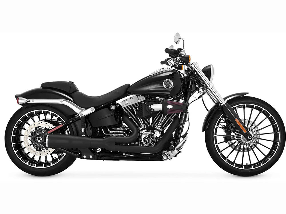 Vance & Hines VH-46545 Hi-Output 2-1 Exhaust Black for Softail Breakout 13-17