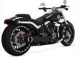 Vance & Hines VH-46545 Hi-Output 2-1 Exhaust Black for Softail Breakout 13-17