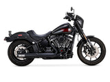 Vance & Hines VH-46746 4" Supersport Slip-On Muffler Black for Harley-Davidson Softail Street Bob/Low Rider S/Low Rider ST/Heritage 25-Up