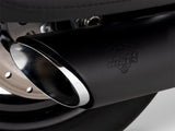 Vance & Hines VH-46750 4" Twin Slash Slip-On Muffler Black for Harley-Davidson Softail Street Bob/Low Rider S/Low Rider ST/Heritage 25-Up