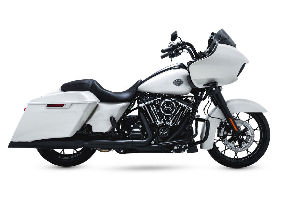 Vance & Hines VH-46764 4.5" Backslash Slip-On Mufflers Black for Touring 17-Up