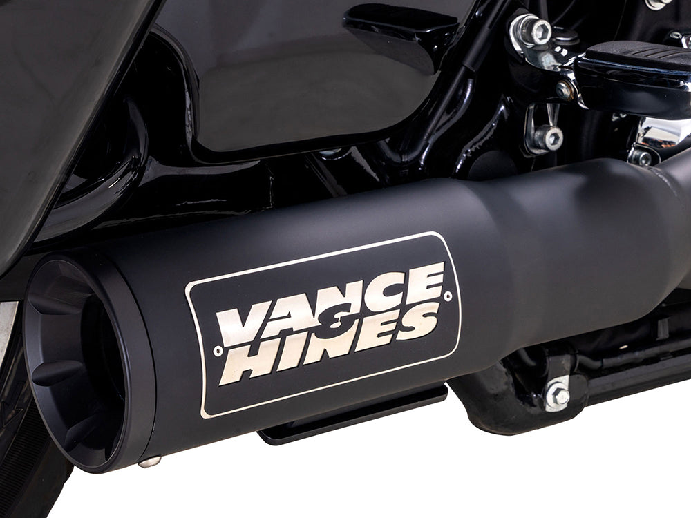 Vance & Hines VH-47321 Hi-Output RR Exhaust Black for Touring 17-Up