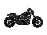 Vance & Hines VH-47323 Upsweep 2-1 Exhaust Black for Softail 18-Up Non-240 Tyre Models