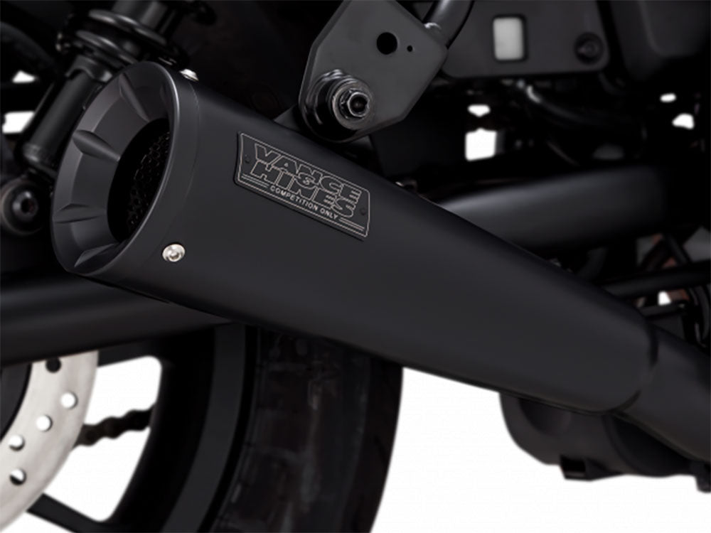 Vance & Hines VH-48421 Upsweep Slip-On Muffler Black for Honda CMX/Rebel 500cc 17-Up