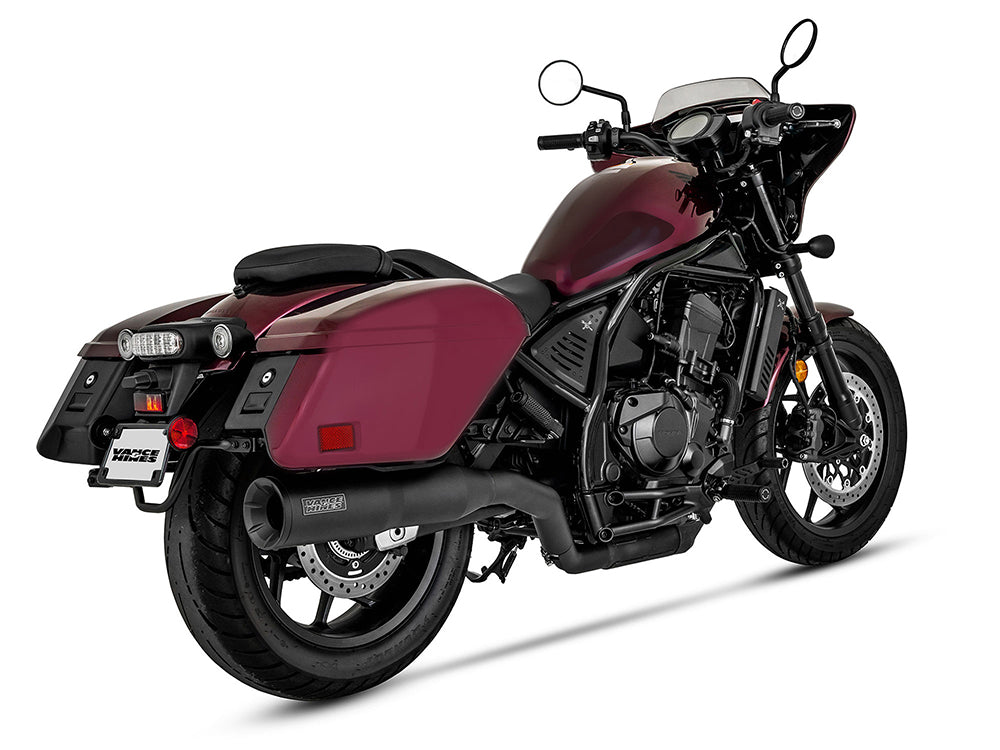 Vance & Hines VH-48427 Hi-Output Slip-On Muffler Black for Honda CMX/Rebel 1100T 23-Up