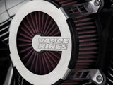 Vance & Hines VH-70366 VO2 Cage Fighter Air Cleaner Kit Brushed Stainless Steel for Milwaukee-Eight 17-Up