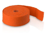 Exhaust Wrap Orange Heat Wrap 2" Wide x 30Ft (10m) Roll with 4 Locking Ties Universal Use