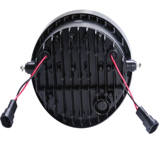 Headlight 60w LED Daymarker Spider Style Chrome Face Fits V-Rod VRSCDX'12-17 & VRSCF'02-17 Models + Ext Warranty