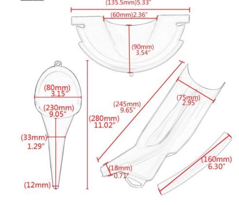 Twin Power Ernst BLACK Oil Filter Drain/ Primary Filler & Engine Oil Funnel Home Service Kit Universal Use Suit Most Motorcycles [INTERNAL]