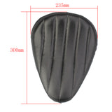 Solo Seat Contoured 40mm Think Black Suit Custom Metric & Harley Bobber Use (Seat Only)