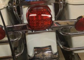 Twin Power Red LED Low Profile Taillight Number Plate Illumination Fits Most 1999-Up Softail Dyna Sportster Roadking StreetGlide Ultra Models