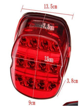 Twin Power Red LED Low Profile Taillight Number Plate Illumination Fits Most 1999-Up Softail Dyna Sportster Roadking StreetGlide Ultra Models