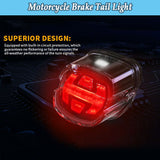 Twin Power Retro LED tail Light Smoke Lens suit Most Harley Models Univeersal use