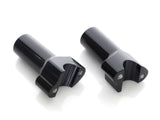 Wild 1 Inc WO529GB 3-1/2" Tall Risers w/1-1/4" Thick Base Gloss Black for 1" Handlebar